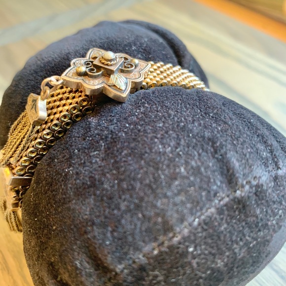 Sold!!!!! Victorian 14K Slide Bracelet with Seed Pearl c1880 - Picture 8 of 8